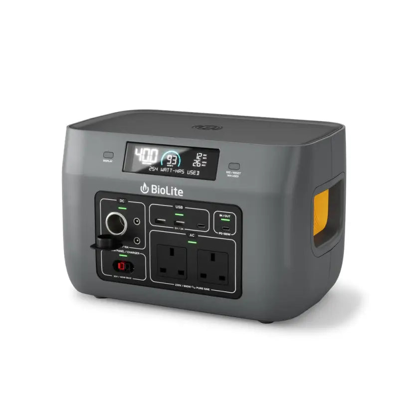 BioLite BaseCharge 600 Portable Power Station - Portable Power Station