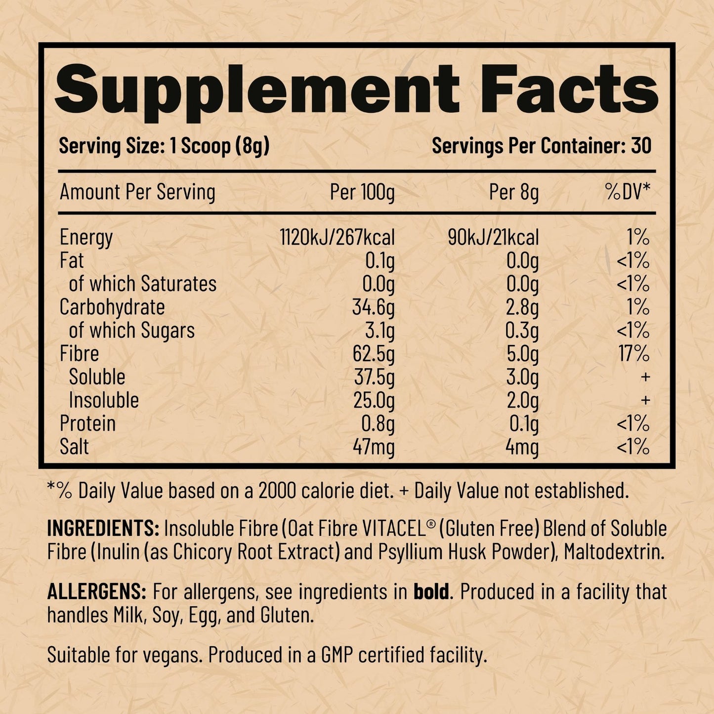 Efectiv Nutrition Fibre 240g