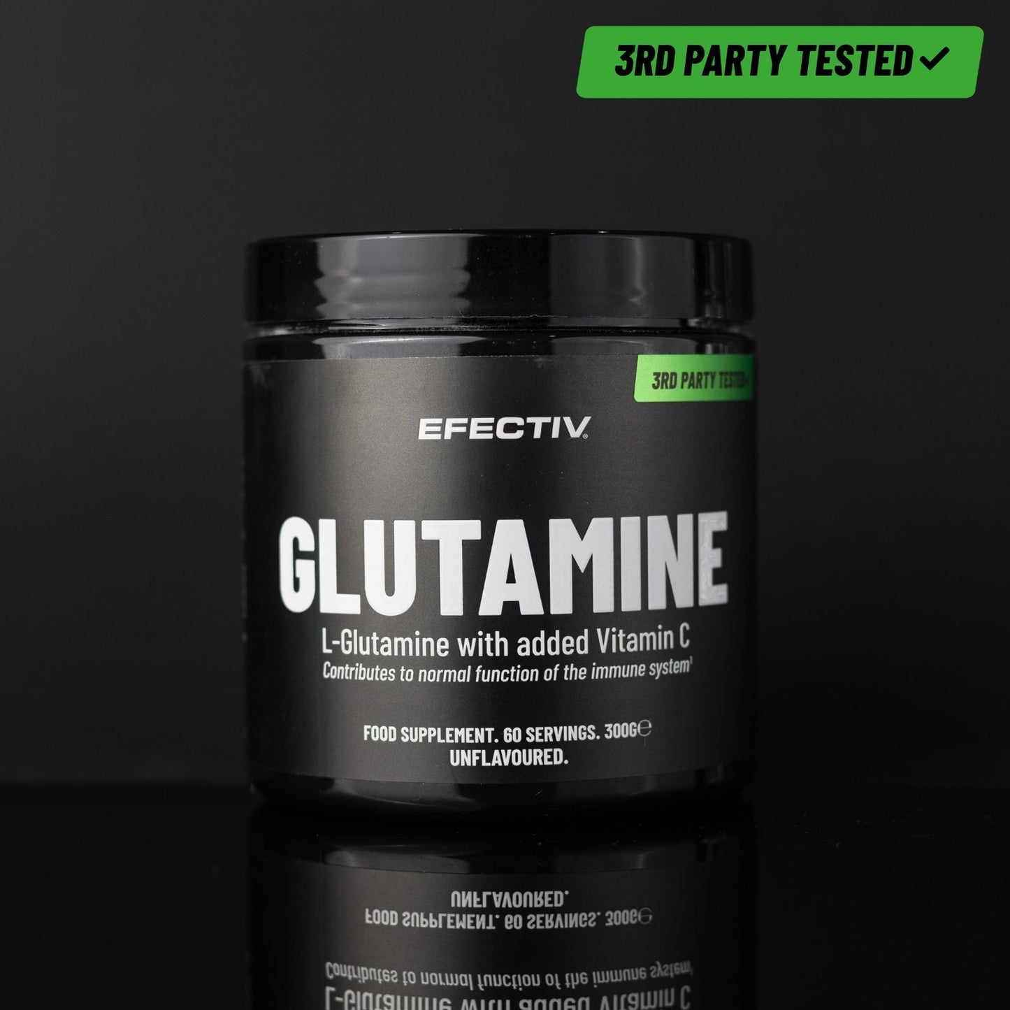 Efectiv Nutrition L-Glutamine + Vit C 300g
