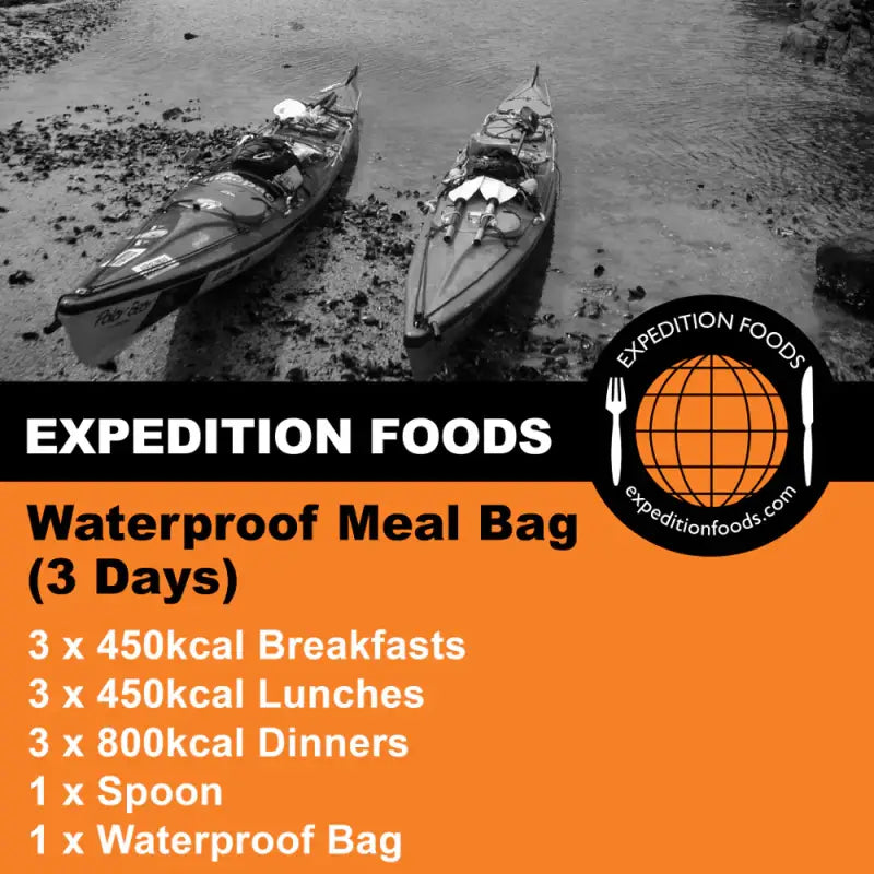 Expedition Foods Waterproof Meal Bag - 3 Days - Regular - Freeze Dried Food