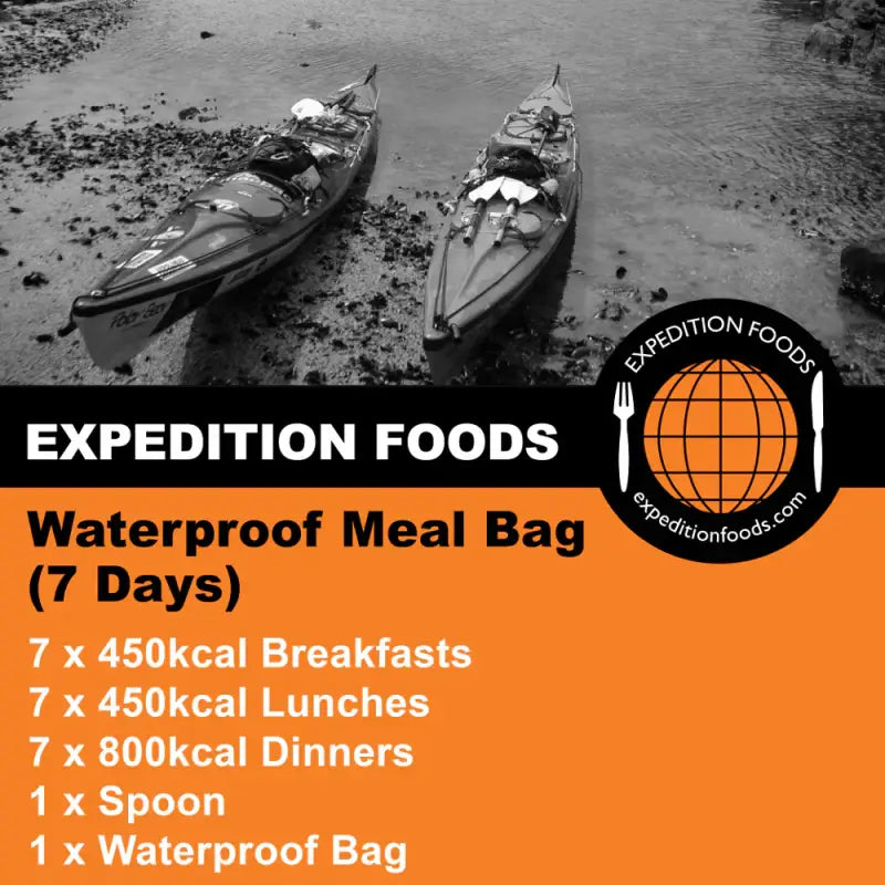 Expedition Foods Waterproof Meal Bag - 7 Days - Regular - Freeze Dried Food