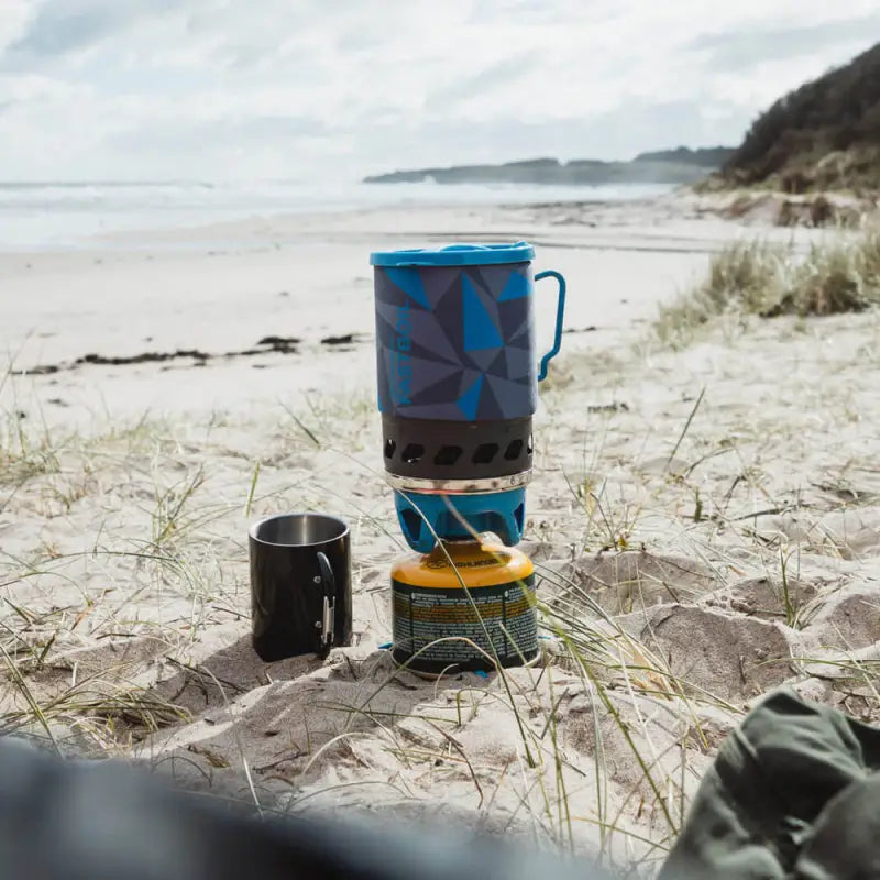 Highlander Valved Self Sealing Camping Gas Cartridge 100/230/450g - Portable Gas Cartridge