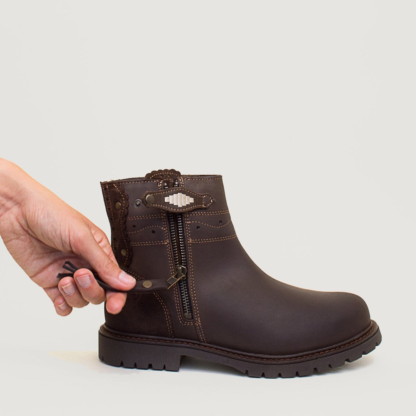 Hudson Ankle Waterproof Boots - Chocolate