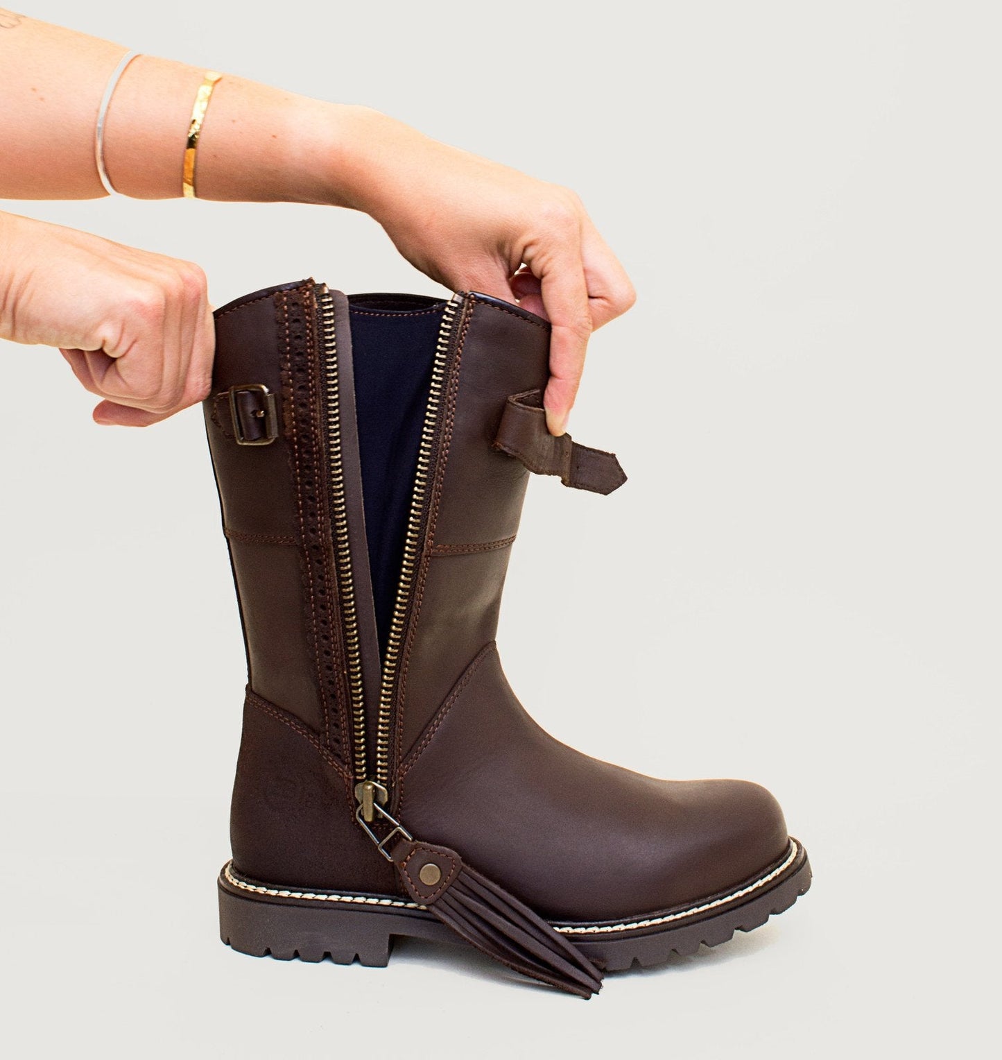 Hudson Mid Waterproof Boots - Chocolate