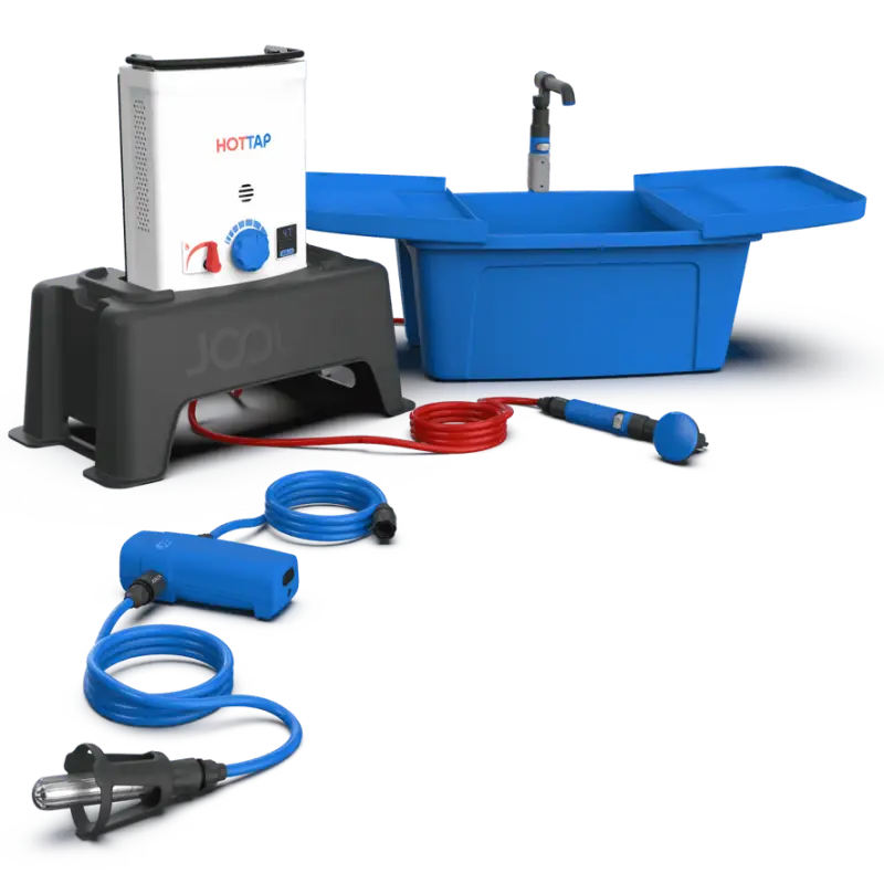 Joolca HOTTAP V2 Nomad Kit - Portable Hot Water Kit - No Extras - Outdoor Shower