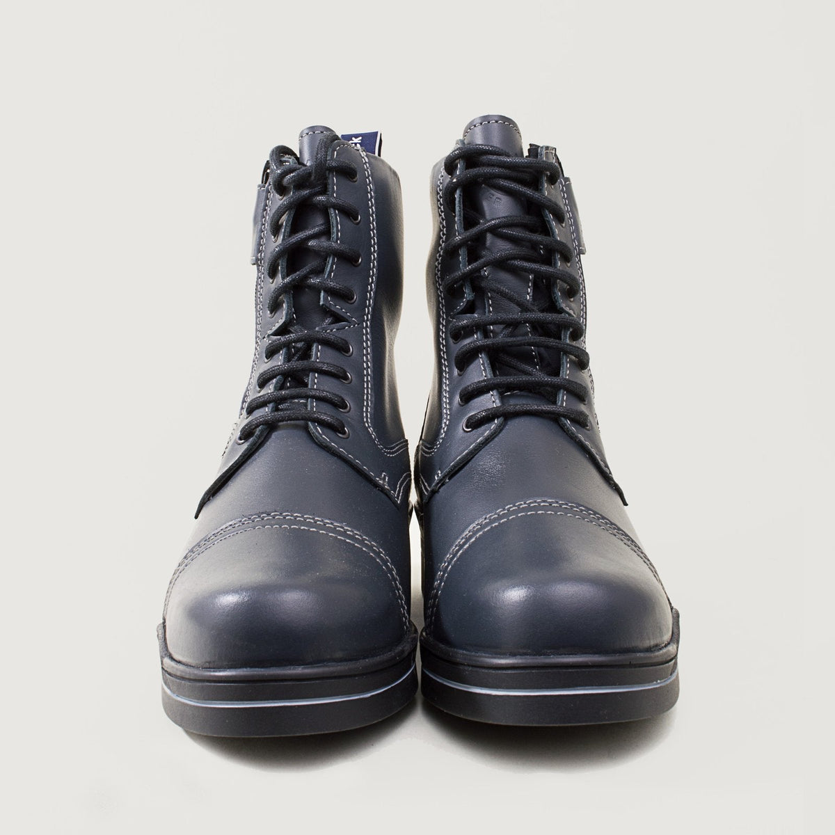 Kentucky Storm Waterproof Jodhpur Boots - Polished Navy