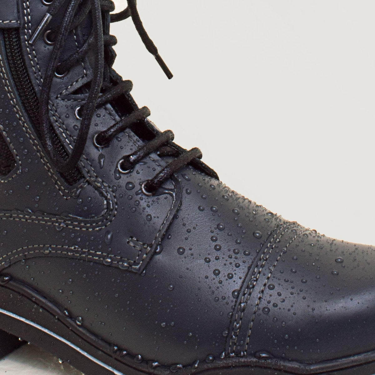 Kentucky Storm Waterproof Jodhpur Boots - Polished Navy