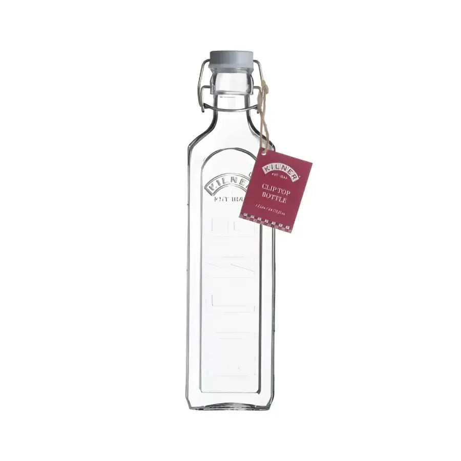 Kilner® Clip Top Bottle 1 Litre x 6 - Glass Bottle
