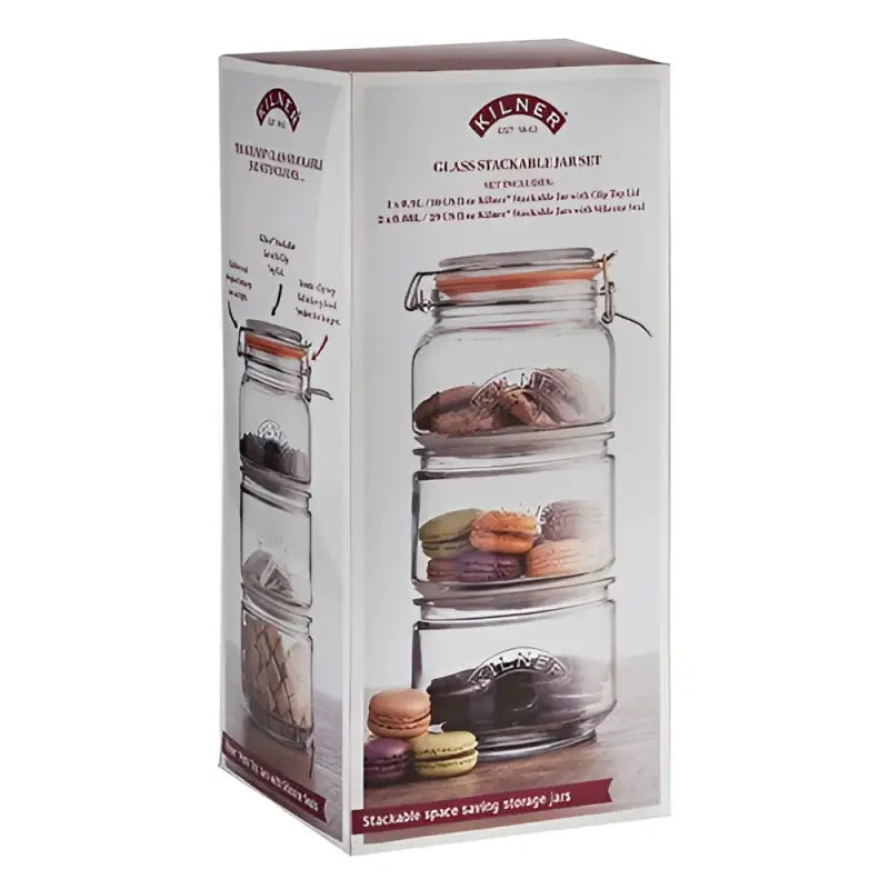 Kilner Storage Kilner® Stackable Storage Jar Set - ALS Survival Ltd