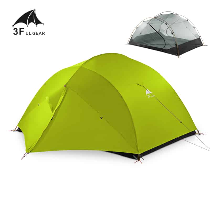 3F UL Gear Qingkong 3 Season Tent - Green