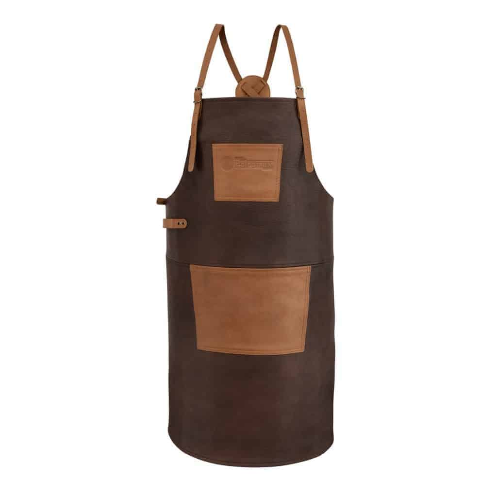 Petromax Buff Leather Apron with cross back straps