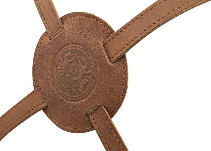 Petromax Buff Leather Apron with cross back straps