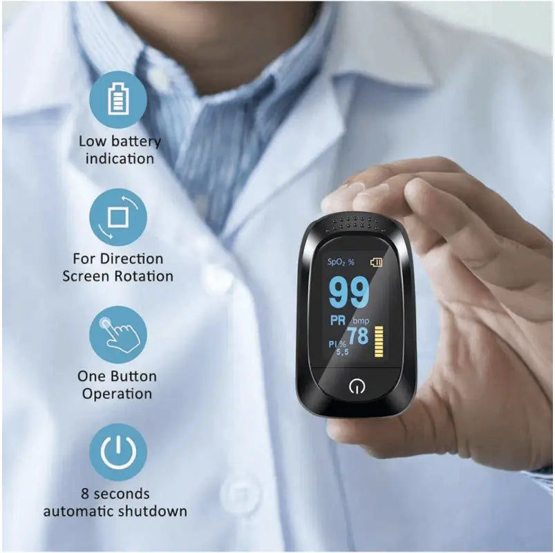 Pulse Oximeter Heart Rate & Perfusion Monitor