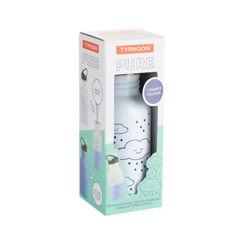 Pure Kids Colour Change Stainless Steel Water Bottle 550ml - Water Bottle