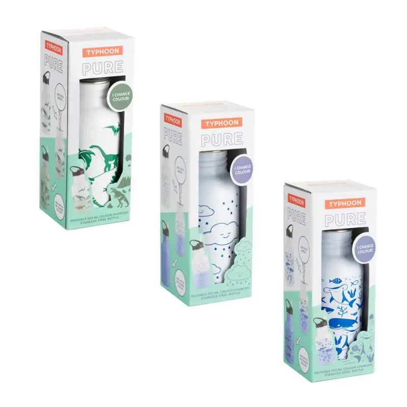 Pure Kids Colour Change Stainless Steel Water Bottle 550ml - Water Bottle