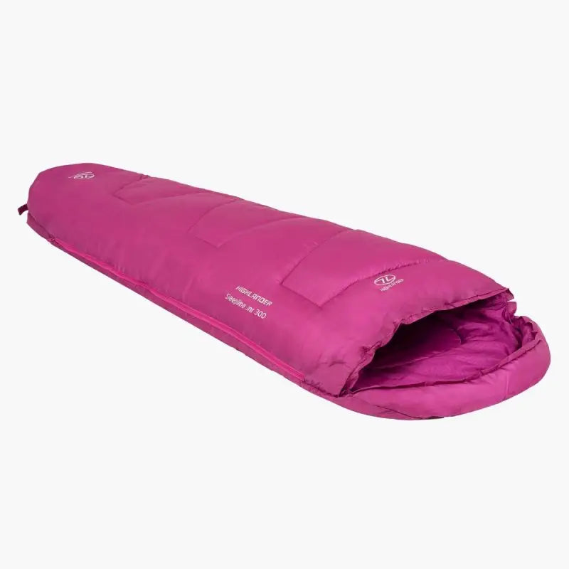 Sleepline Junior 300 Mummy Sleeping Bag – Pink - Sleeping Bag