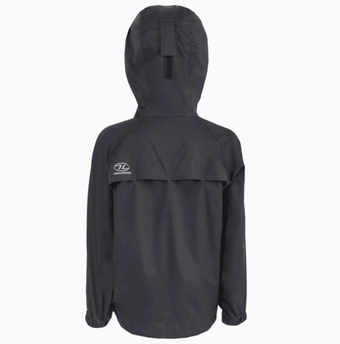 Stow And Go Kids Waterproof Jacket - HH 6000mm - Charcoal