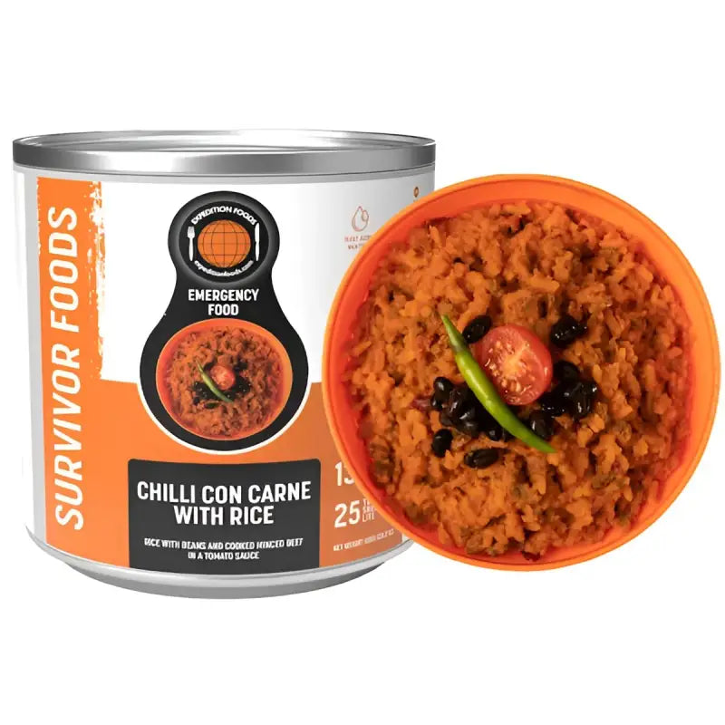 Survivor Foods – 6 Months Emergency Food Tins - Freeze Dried Food