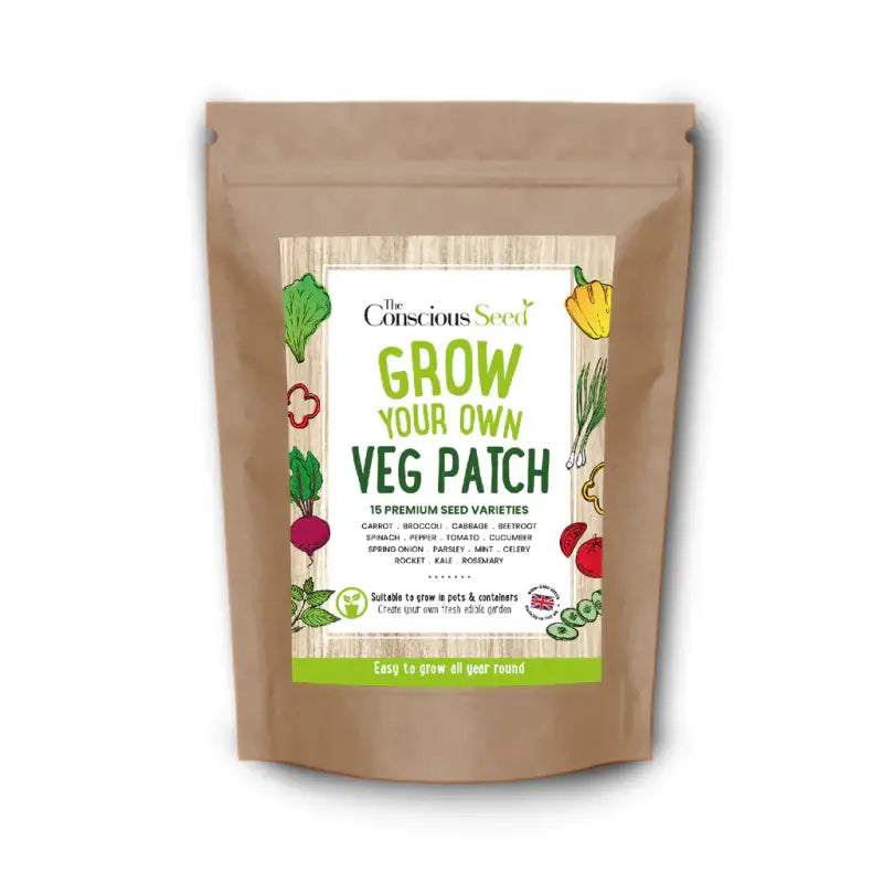 VEG PATCH Seed Kit - 15 Premium Seed Varieties - Seeds
