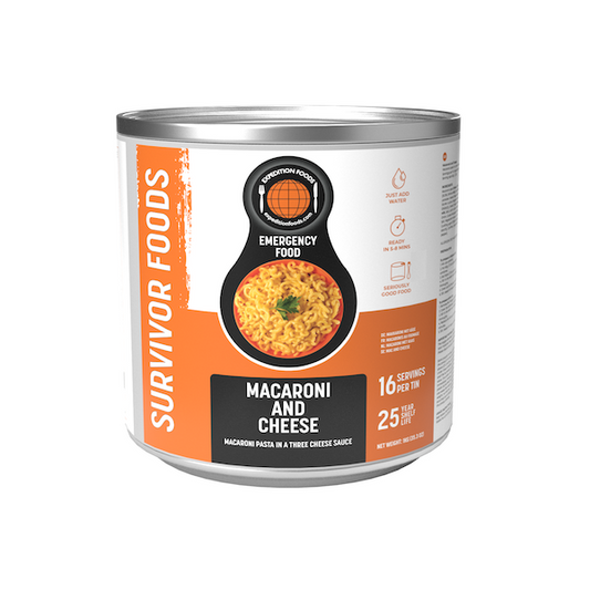 Macaroni and Cheese - Box of 6 x 1000g Tins - 96 Servings