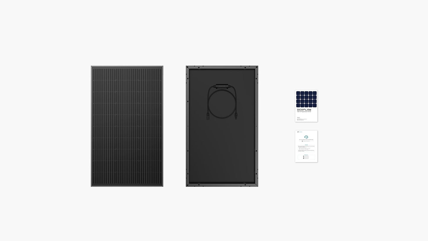 EcoFlow 100W Rigid Solar Panel x2