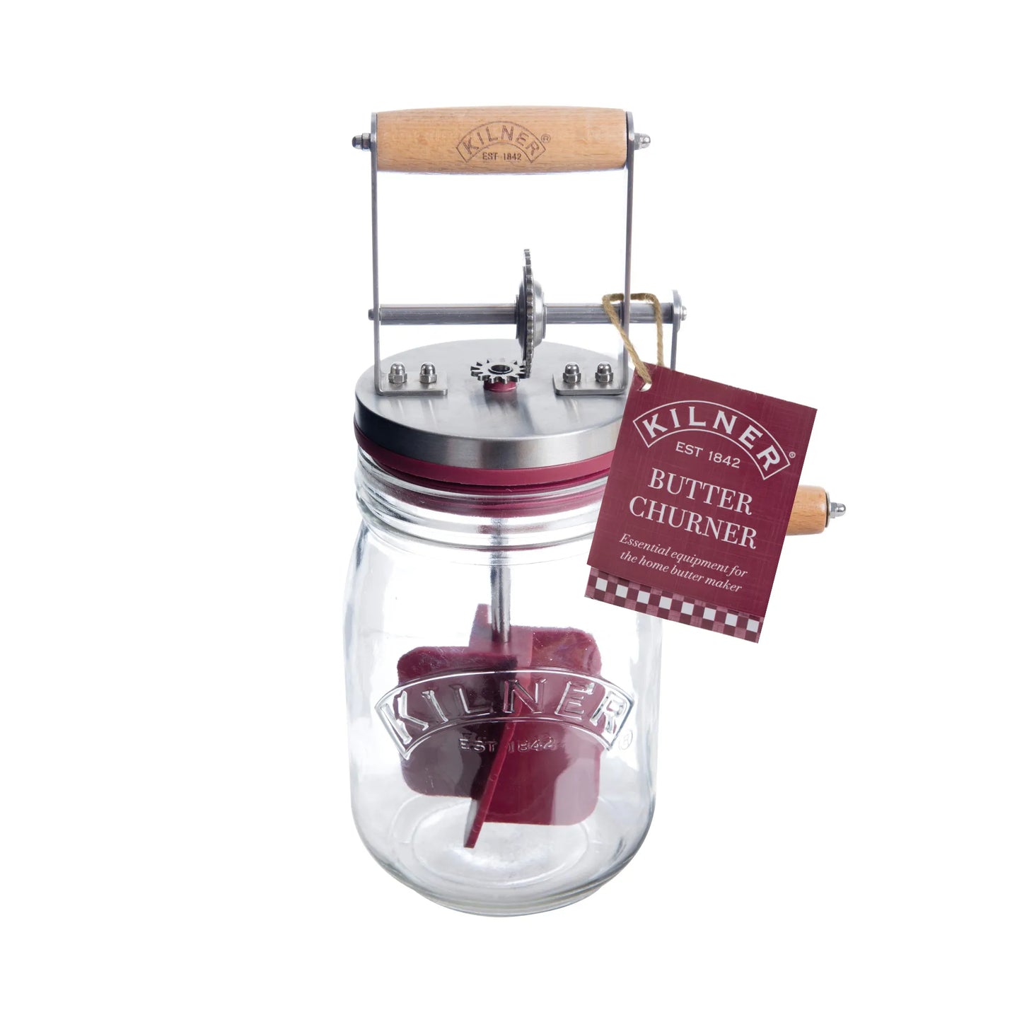 Kilner® Butter Churner + 2 Kilner® Butter Paddles