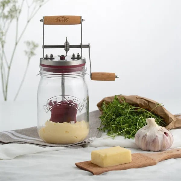 Kilner® Butter Churner + 2 Kilner® Butter Paddles