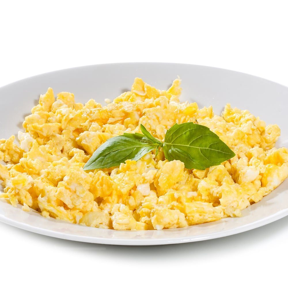 Scrambled Egg with Cheese - Box of 6 x 560g Tins - 48 Servings